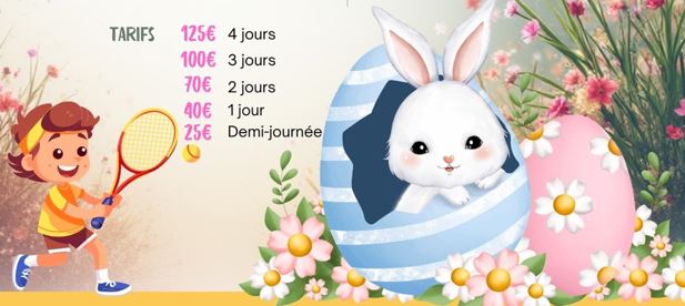 Stage avril 2026 tarifs